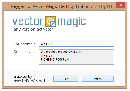 Vector Magic 1.20 Windows